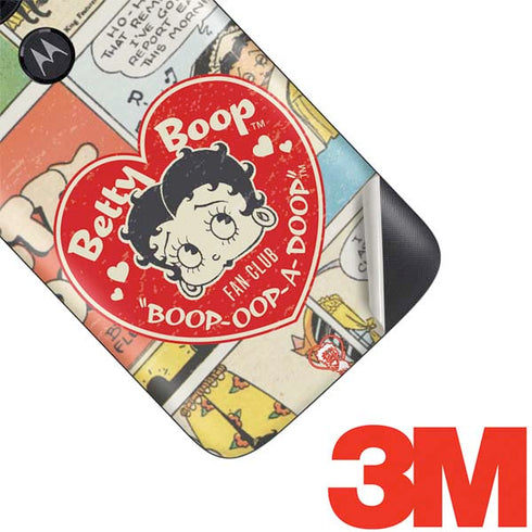 Betty Boop Comic Strip Moto E5 Play Skin